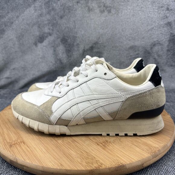 Onitsuka Tiger Shoes Mens Size 5.5 White Leather Suede Made In Japan Sneakers - Picture 4 of 10